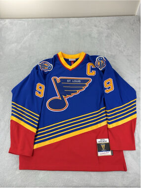Mitchell And Ness NWT Men's Sz L Wayne Gretzky 1995/96 St Louis Blues Jersey #99